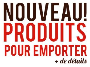 Produits pour emporter